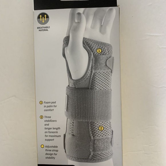 Futuro Deluxe Wrist Stabilizer Left Hand Small Medium Adjustible Carpal Tunnel - Picture 7 of 9